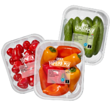 Snoeptomaten, -tomatenmix, -komkommers of -paprika's